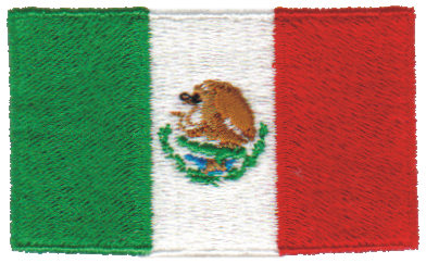 Embroidery Design: Mexico2.54" x 1.51"