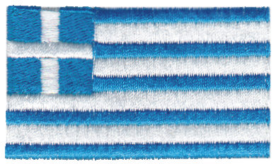 Embroidery Design: Greece2.51" x 1.51"