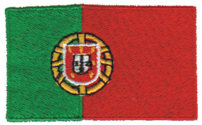 Embroidery Design: Portugal2.54" x 1.52"