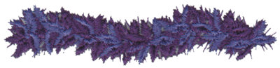 Embroidery Design: Purple Feather Boa3.79" x 0.93"
