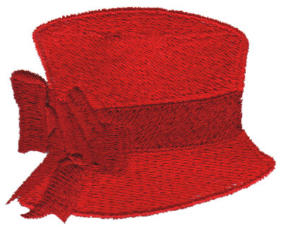 Embroidery Design: Red Hat 32.93" x 2.28"