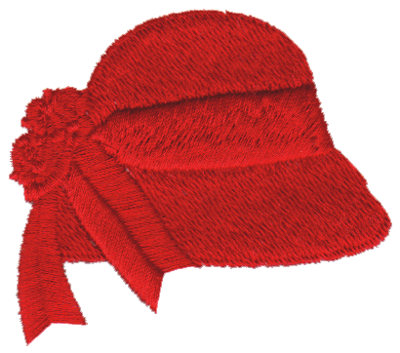 Embroidery Design: Red Hat 42.65" x 2.36"