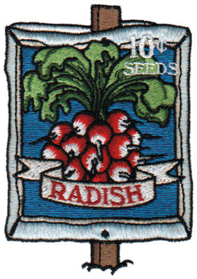 Embroidery Design: Radish Seeds2.76" x 3.85"