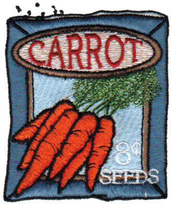 Embroidery Design: Carrot Seeds2.82" x 3.36"