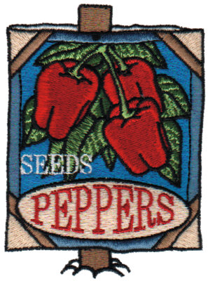 Embroidery Design: Pepper Seeds2.82" x 3.80"