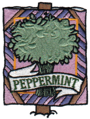 Embroidery Design: Peppermint2.77" x 3.63"