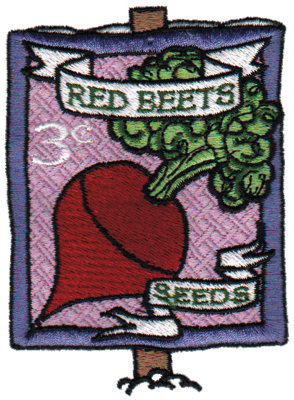 Embroidery Design: Red Beets Seeds2.74" x 3.71"