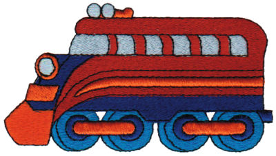 Embroidery Design: Engine Car4.42" x 2.40"