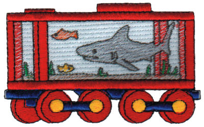 Embroidery Design: Shark Tank3.95" x 2.39"