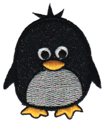 Embroidery Design: Penguin Applique2.84" x 3.39"