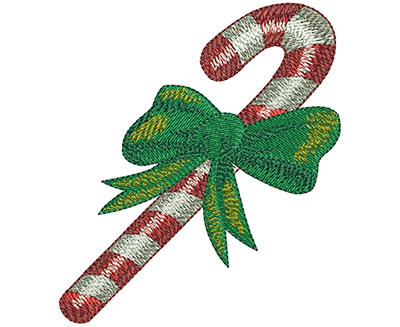 Embroidery Design: Candy Cane Lg 3.05w X 3.47h