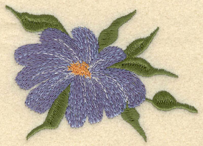 Embroidery Design: Forget Me Not Bloom Large3.60w X 2.55h
