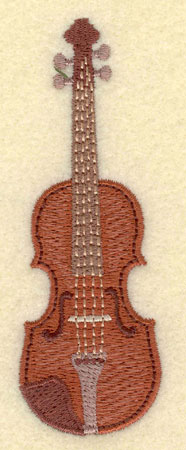 Embroidery Design: Violin Small1.32w X 3.80h