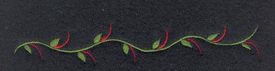 Embroidery Design: Fruit of the Spirit Vine6.39" x 1.06"