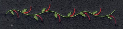 Embroidery Design: Fruit of the Spirit Vine (small)4.79" x 0.80"