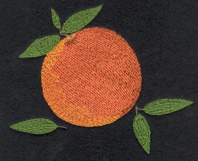 Embroidery Design: Fruit of the Spirit Peach5.15" x 4.34"