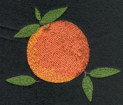 Embroidery Design: Fruit of the Spirit Peach (small)3.88" x 3.24"