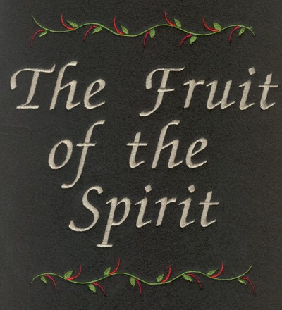 Embroidery Design: The Fruit of the Spirit7.78" x 8.26"