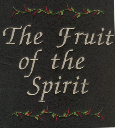 Embroidery Design: The Fruit of the Spirit (small)5.84" x 6.20"