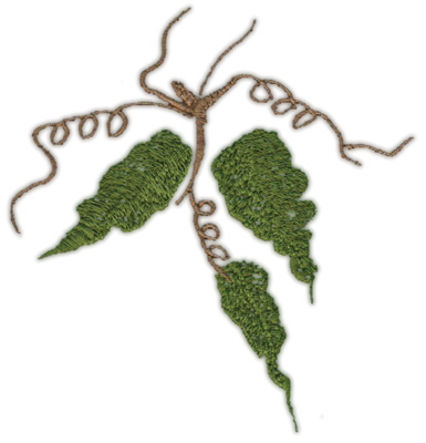 Embroidery Design: Vine (large)4.20" x 4.39"