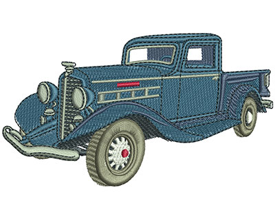 Embroidery Design: REO Speedwagon Truck Lg 4.51w X 2.57h