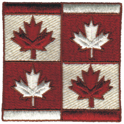 Embroidery Design: Maple Leaf Collage3.09" x 3.09"