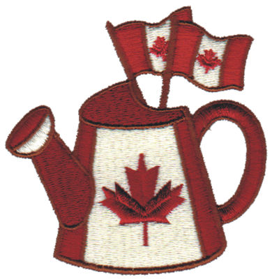 Embroidery Design: Canadian Watering Can3.09" x 3.14"