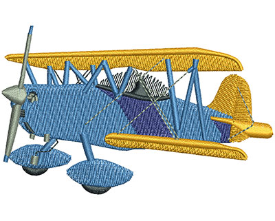 Embroidery Design: Smith Miniplane Lg 3.50w X 2.18h