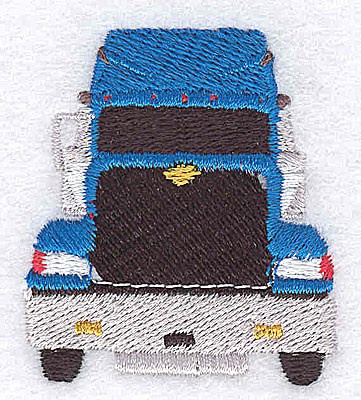 Embroidery Design: Truck front view 1.63w X 1.94h