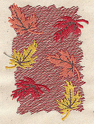 Embroidery Design: Maple Leaves  2.01w X 3.06h
