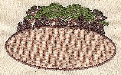 Embroidery Design: Forestry scene 2.94w X 1.75h