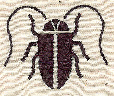 Embroidery Design: Scarab 2.00w X 2.47h