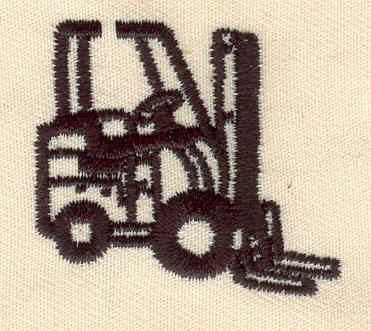 Embroidery Design: Fork lift 1.50w X 1.31h