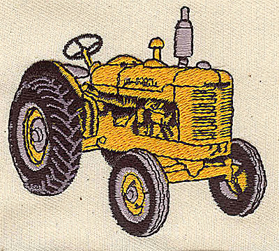 Embroidery Design: Tractor 2.69w X 2.38h