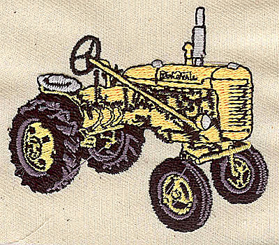 Embroidery Design: Tractor 2.75w X 2.31h