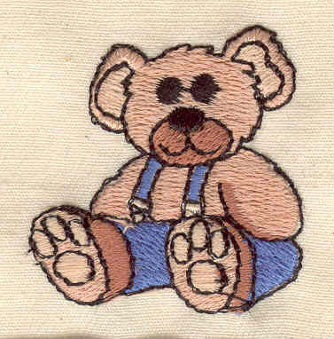 Embroidery Design: Teddy bear 1.50w X 1.56h