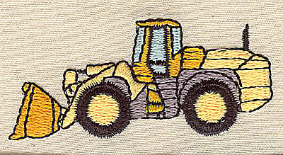 Embroidery Design: Tractor2.50w X 1.06h