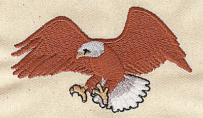 Embroidery Design: Eagle 2.88w X 1.69h