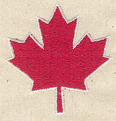 Embroidery Design: Maple leaf 2.13w X 2.19h