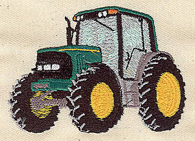 Embroidery Design: Tractor 3.13w X 2.25h