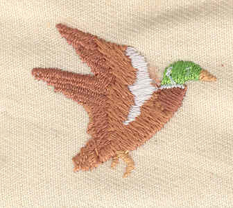 Embroidery Design: Duck 1.31w X 1.06h