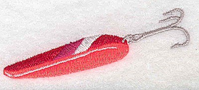 Embroidery Design: Fishing lure 3.06w X 1.13h