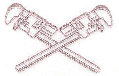 Embroidery Design: Wrenches 3.13w X 2.00h