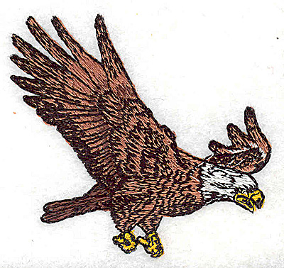 Embroidery Design: Eagle 2.63w X 2.44h