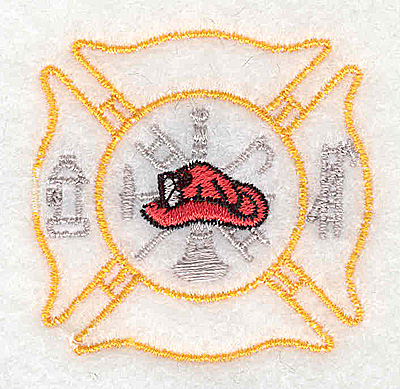 Embroidery Design: Fire Department logo 2.00w X 1.94h