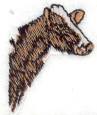 Embroidery Design: Cow 1.25w X 1.69h