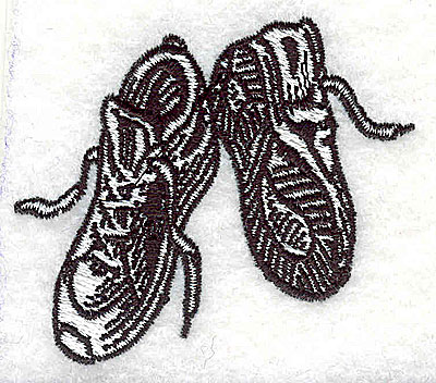 Embroidery Design: Sneakers 2.25w X 1.94h
