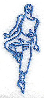 Embroidery Design: Dancer 1.25w X 3.00h