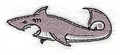 Embroidery Design: Shark 2.69w X 1.06h