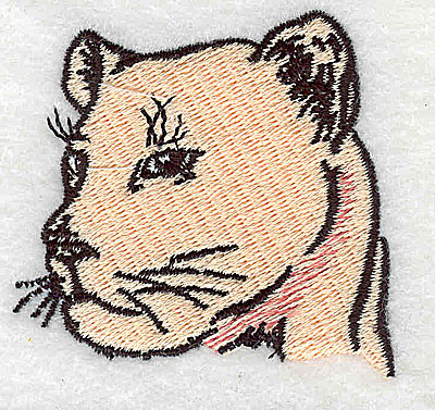 Embroidery Design: Cougar 2.06w X 2.00h